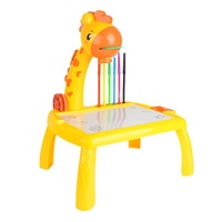 Tableau de projection en plastique pour dessin et gribouillage, jouet de table pour enfants de 4 à 6 ans, fabriqué en Chine
