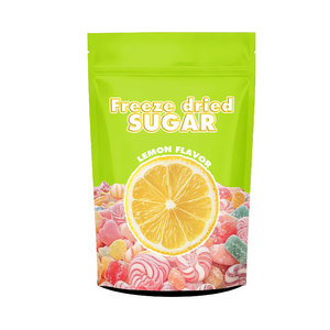 Échantillon gratuit de sachet debout personnalisé en Mylar, sachet scellé en PET/AL/PE pour bonbons lyophilisés <span class=keywords><strong>Skittles</strong></span>, sachet d'emballage pour collations/gâteaux - Product Image 1