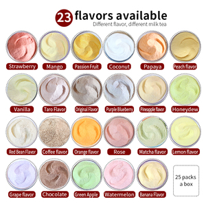 ผงเครื่องดื่มสำเร็จรูปคุณภาพดี รสสตรอว์เบอร์รี สำหรับชานม ตราโดกิ้ง ขายส่ง - Product Image 6