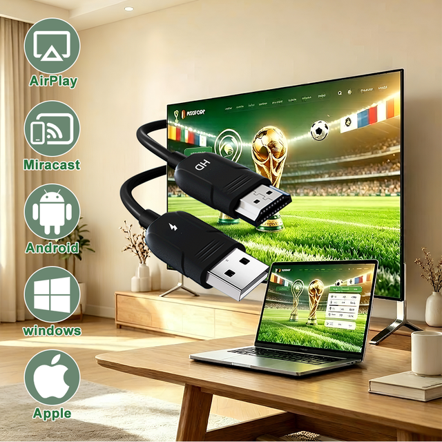 HDMI Cable Wireless Transmitter HDMI Receiver HDMI Extender Kit 4K1080P 60hz Casting Media Streaming Video Audio to TV Projector