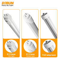Tube LED T8 à haut rendement lumineux 100lm/w 9W 14W 18W 22W 32W 48W avec corps en aluminium pour le marché européen, LTL-T8AP