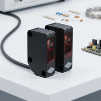 Sensor Fotoelektrik Tipe Through-Beam LA31/LK31/25/31/115 Jarak Deteksi 0-30m Perlindungan IP67 Titik Cahaya Terang dan Tajam