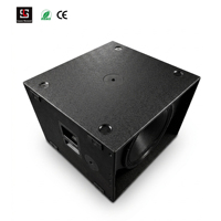 Système de haut-parleurs audio professionnels Lase SUB9019S 19 pouces, caisson de basses actif pour DJ, avec DSP allemand, pour concerts en extérieur