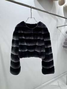 เสื้อโค้ทแขนยาวสำหรับผู้หญิงเสื้อแจ็กเก็ตขนกระต่ายย้อมสีสำหรับ2025 - Product Image 3