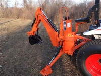 Support de tracteur XinKai, attache mini-pelleteuse 3 points LW-6, pelleteuses remorquables avec pompe pour tracteurs de 25 à 45 CV