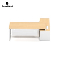 Combinaciones de Escritorios y Almacenamiento Modernos para Oficina SpaceUnited, Escritorios Ejecutivos con Estructuras de Acero y Muebles Metálicos para Oficina