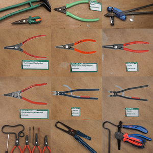 คีมตัดวงแหวนของแท้ Hoffmann Knipex รุ่น 4911A0 1 2 3, 4921A01 11 21 31, 719890 49 11 A0 ชุดคีมตัดวงแหวน 49 11 A0 - Product Image 2