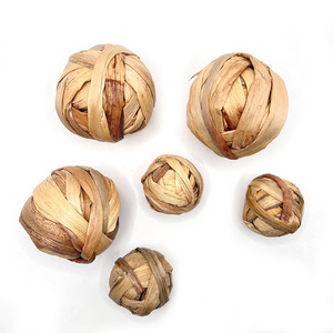 Pelota de hierba acuática tejida para hámster, conejo, juguete masticable para dientes, suministros para mascotas pequeñas, juguete para caballos, pájaros, chinchillas, fabricante de pelotas de juguete para mascotas pequeñas. - Product Image 6