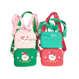 <strong>Green</strong> Dinosaur Mini Safe Adjustable Shoulder Strap Store Small Objects Silicon <strong>Camera</strong> <strong>Bag</strong> for Kids - Product Image 2