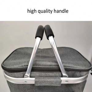 Sac de livraison de nourriture pliable personnalisé en gros, sac isotherme de voyage pliable, sac isotherme de pique-nique, grands sacs isothermes - Product Image 2