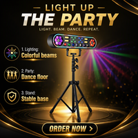 Lampu Panggung LED Moving Head RGBW 150W 5-in-1 Wash Beam Strobe DMX512 Art-Net Pengubah Warna untuk Pesta DJ Disko