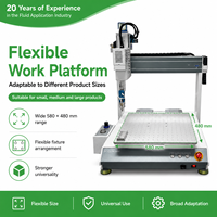 Deuxième machine de distribution de colle de bureau à double axe CE certifiée, haute précision ±0,025 mm, 4 axes, d'un fabricant avec 20 ans d'expérience