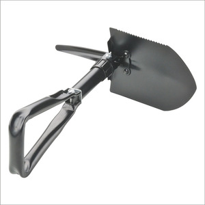 <span class=keywords><strong>Pelle</strong></span> <span class=keywords><strong>de</strong></span> camping pliable tactique multifonction en acier SP23-3436 - Noir/Vert, <span class=keywords><strong>pelle</strong></span> d'extérieur durable - Product Image 3