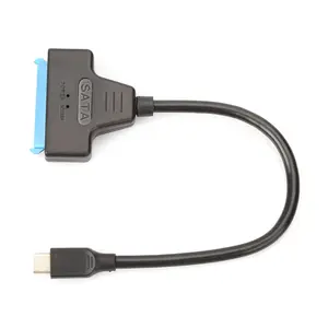 อะแดปเตอร์แปลงสายเคเบิล <span class=keywords><strong>SAT</strong></span> เป็น USB Type C สำหรับเชื่อมต่อแล็ปท็อปกับฮาร์ดไดรฟ์ SSD HDD ขนาด 2.5 นิ้ว ความยาว 25 ซม. - Product Image 1