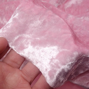 أقمشة مخملية كورية عالية الجودة بالجملة أقمشة مخملية ذهبية متينة للملابس - Product Image 3