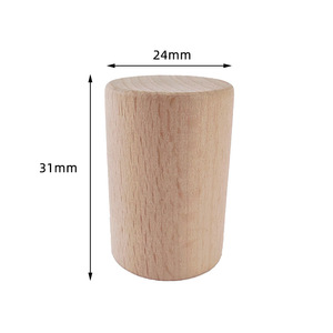 Flacons distributeurs de cosmétiques avec bouchons imitation bois, flacons d'huiles essentielles à 16 dents avec bouchons en bambou et en bois, flacons en verre à 18 dents - Product Image 4