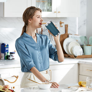 แก้วกาแฟสุญญากาศ20ออนซ์ถ้วยกลางแจ้งแก้วทัมเบลอร์สแตนเลสสองชั้นเก็บความเย็น - Product Image 3