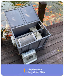 กล่องกรองแบบหมุนสำหรับบ่อปลาคาร์ฟและฟาร์มปลา  บำบัดน้ำ  ลดการบำรุงรักษา  ต้นทุนการใช้งานต่ำ  ติดตั้งง่าย - Product Image 2