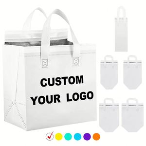 Wholesale Custom Food <b>Boxes</b> Takeaway Packaging with logo Non Woven <b>Insulated</b> Bag Waterproof - Product Image 1