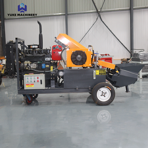 CE-zertifizierte kleine Beton förder pumpe Baumaschine Tragbare Beton pumpe Mini-Mörtel beton pumpe - Product Image 2