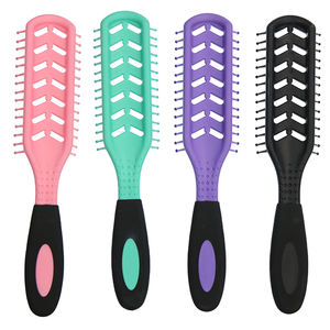 Brosse à cheveux chauffante à séchage rapide en nylon à étiquette privée personnalisée, vente chaude, brosse à cheveux incurvée à ventilation - Product Image 2