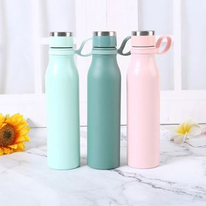 Gourde isotherme double paroi en acier inoxydable 304 personnalisable pour l'extérieur, vente en gros d'usine, avec poignée, idéale pour les cadeaux - Product Image 1
