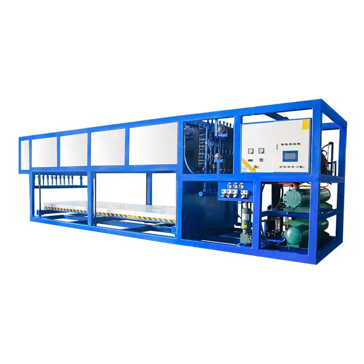 Direct cooling transparent block ice machine 8 ton commercial ice block making machine