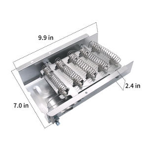 Dryer Heating Element 9.9x7.0x2.4 In Aluminum Alloy Electric Heating <b>Wire</b> Temperature <b>Control</b> Kit For Clothes Dryer - Product Image 1