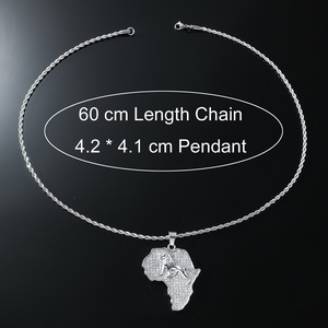 สร้อยคอจี้รูปสิงโตเรขาคณิตแบบเรียบง่าย สินค้าขายดีปี 2026 สร้อยคอผู้ชายสไตล์ฮิปฮอป ขายส่งเครื่องประดับ - Product Image 5