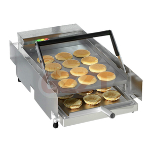 <span class=keywords><strong>Encimera</strong></span> eléctrica comercial de doble capa, sartén <span class=keywords><strong>para</strong></span> hornear hamburguesas, tostadora de hamburguesas - Product Image 3