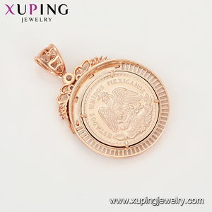 Xuping-colgante de foto grande chapado en oro rosa, foto, moneda de recuerdo, joyería, 33072, 33072 - Product Image 6
