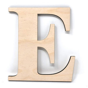 दीवार और घर की सजावट के लिए अंग्रेजी अक्षरों के साथ गर्म बिकने वाली DIY लकड़ी की शिल्प कौशल - Product Image 5