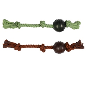 Juguetes de cuerda de algodón para mascotas al por mayor de nuestra fábrica, incluidos aquellos para entrenamiento de durabilidad, Limpieza de dientes y masticar perros - Product Image 1