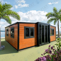 Maison conteneur extensible de luxe FLKT avec terrasse, maisons modulaires préfabriquées à 2 chambres, mini-maison pliable pour les États-Unis