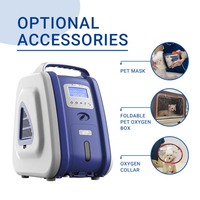 Concentrateur d'oxygène portable AERTI 3L, machine à oxygène pour animaux de compagnie, pour les affections respiratoires