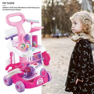 Jinying Jouets de nettoyage à faire semblant, avec aspirateur jouet Kit de fournitures d'entretien ménager amusant et interactif - Product Image 4