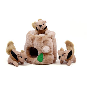 Sıcak satış hayvan kabuk hiçbir doldurma peluş Pet köpek çiğneme oyuncakları sevimli sağlam Sturdy/ODM köpek Squeak oyuncak - Product Image 5