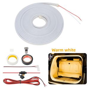 Accessori luce auto universale 5M portellone posteriore LED illuminazione ambiente bagagliaio Neon LED strisce luci interne per auto - Product Image 5