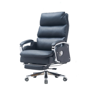 Yusen Executive Office Chair Genuine Leather Adjustable Armrest Swivel Reclining Ergonomic Chair For Long Term Sitting - Product Image 4