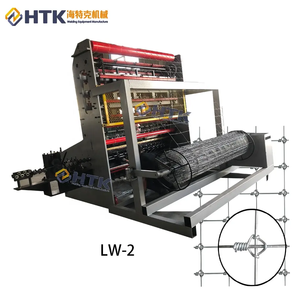 China Fabriek Automatische Gegalvaniseerde Vaste Knoop Vee Hek Veld Hek Machine Te Koop