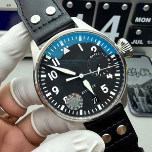 Reloj de Lujo para Hombre ZF Factory, Marca de Primera Calidad, Acero Inoxidable, Mecánico Automático, Resistente al Agua, Movimiento ETA, 46 mm, Analógico, Deportivo, Correa de Cuero - Product Image 1