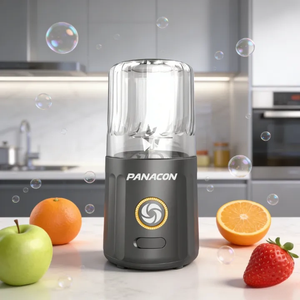 เครื่องปั่นแบบพกพาไร้สายขนาด 260 มล. ใช้แบตเตอรี่ USB ใบมีดสแตนเลส ทนทาน ป้องกันการรั่วซึม ปลอดสาร BPA วัสดุเกรดอาหาร ABS โหมดเทอร์โบ สำหรับปั่นน้ำแข็ง - Product Image 2
