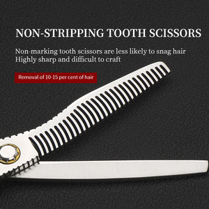 Forbici da bellezza per capelli professionali da 6 pollici forbici da parrucchiere con oro forbici da barbiere forbici da taglio per capelli da salone - Product Image 3