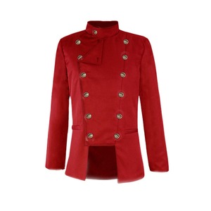 Baige para hombre de doble botonadura Blazer chaqueta Slim Fit Stand Collar <span class=keywords><strong>traje</strong></span> Hsoter novio <span class=keywords><strong>traje</strong></span> de <span class=keywords><strong>boda</strong></span> - Product Image 5