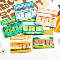 Onglets adhésifs réutilisables en forme d'animaux, jolis marque-pages en forme de pouce pour carnets, agendas, fournitures scolaires et de bureau