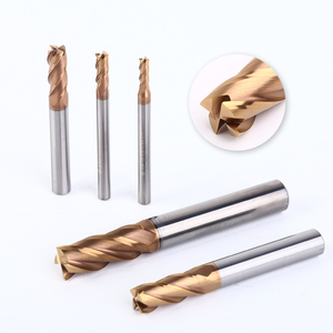 SUPAL 4.0X100L CNC Carbide Milling Cutter Flat <strong>Router</strong> <strong>Bit</strong> With AITiN Coating Custom ODM Supported End Mill For Carving Car - Product Image 1