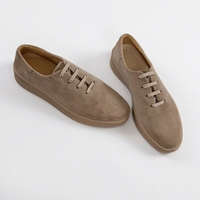Chaussures Derby en peau de mouton pour hommes, antidérapantes, résistantes à l'usure, solides, respirantes, légères, à lacets, pour la marche quotidienne et les trajets quotidiens