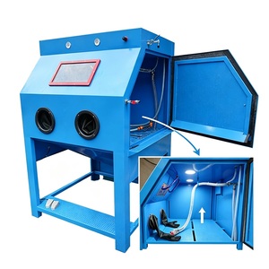 Máquina de Sandblasting Húmedo de Alta Durabilidad, Gabinete de Sandblasting para Limpieza de Metales - Product Image 1
