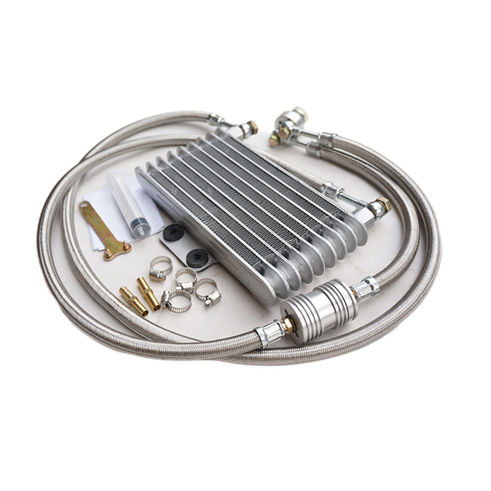 Система водяного охлаждения мотоцикла, масляный радиатор, медный алюминиевый радиатор для HONDA GY6