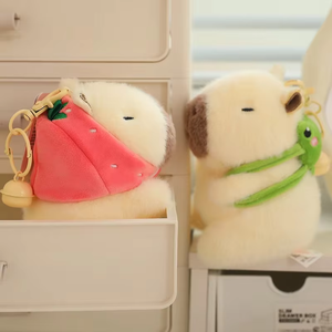 Porte-clés en peluche Capybara - Pendentif de sac, idéal comme cadeau de festival pour garçons et filles - Product Image 2